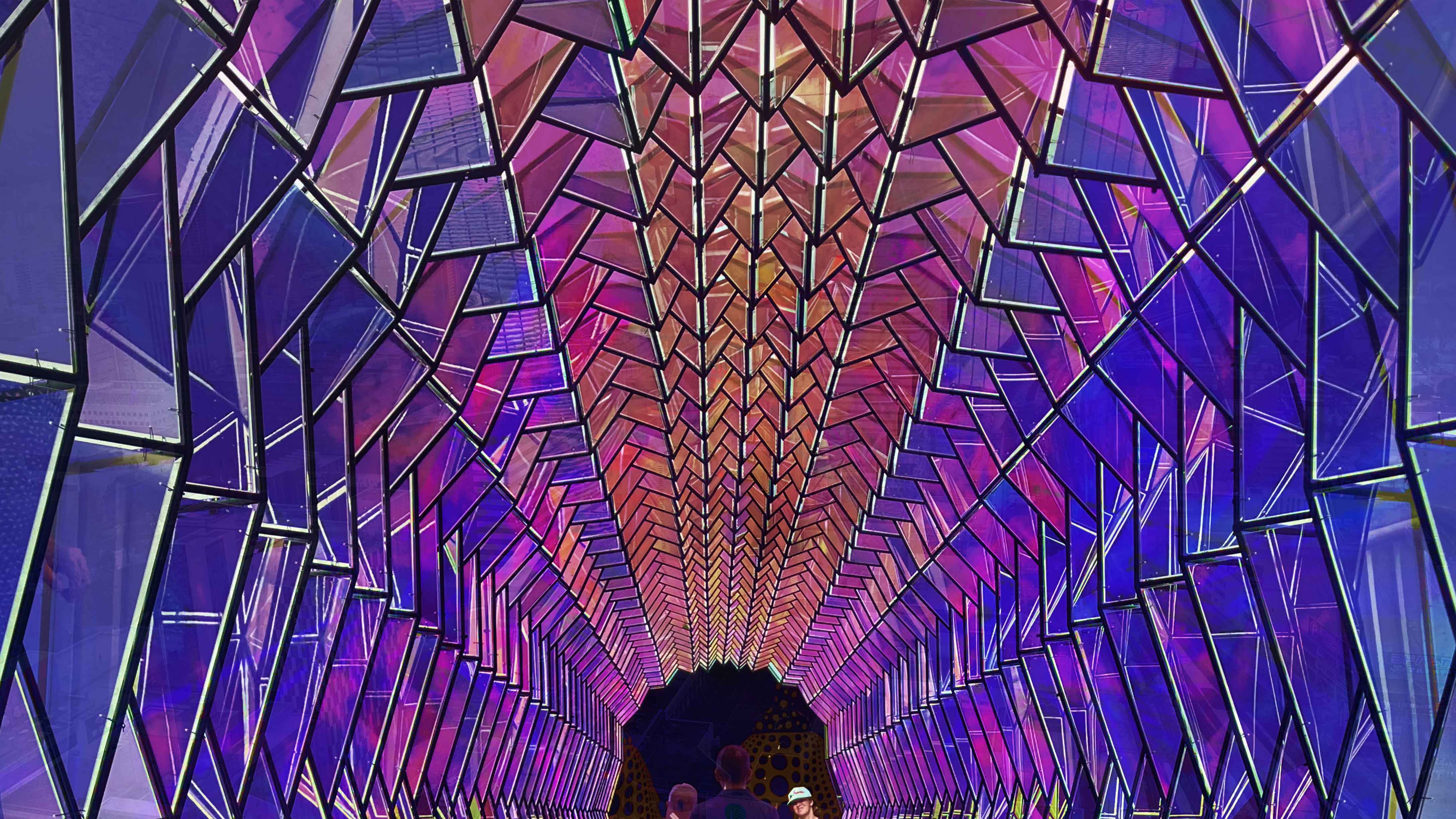 prismatic color bridge, SFMOMA